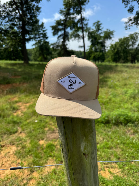 Tan/brown 5 panel SnapBack