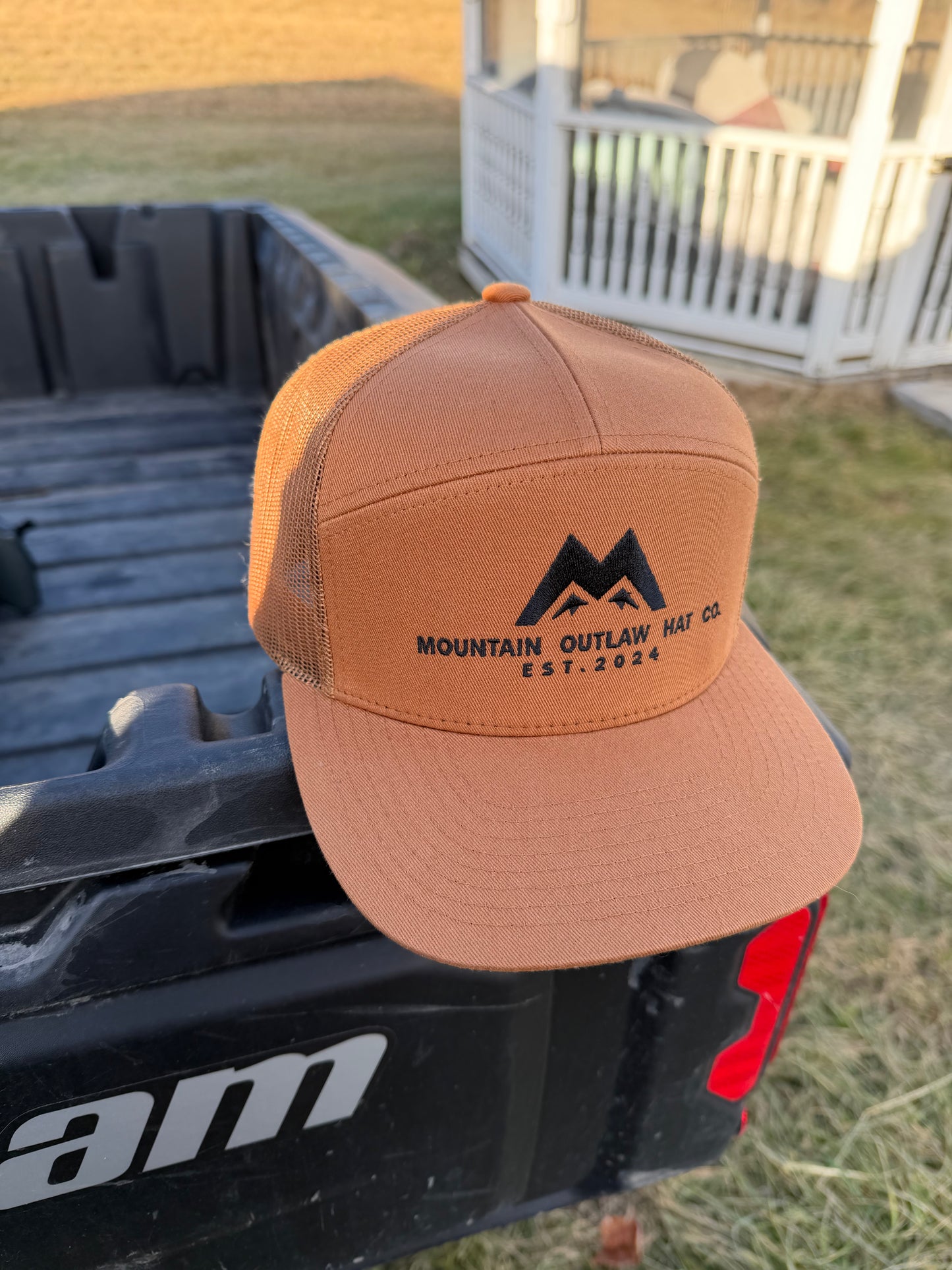 Brown 7 panel SnapBack